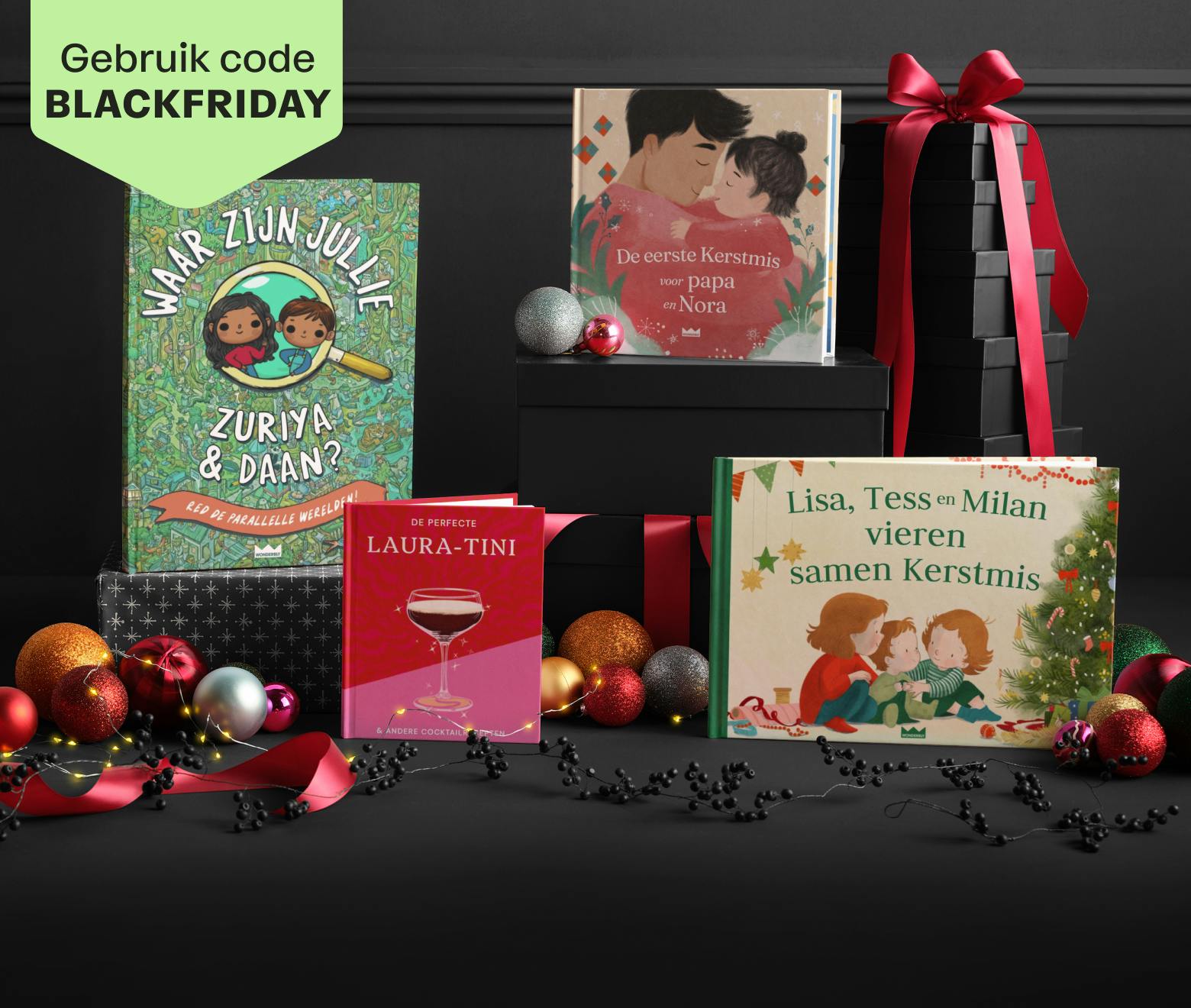 25% korting op alle boeken voor Black Friday