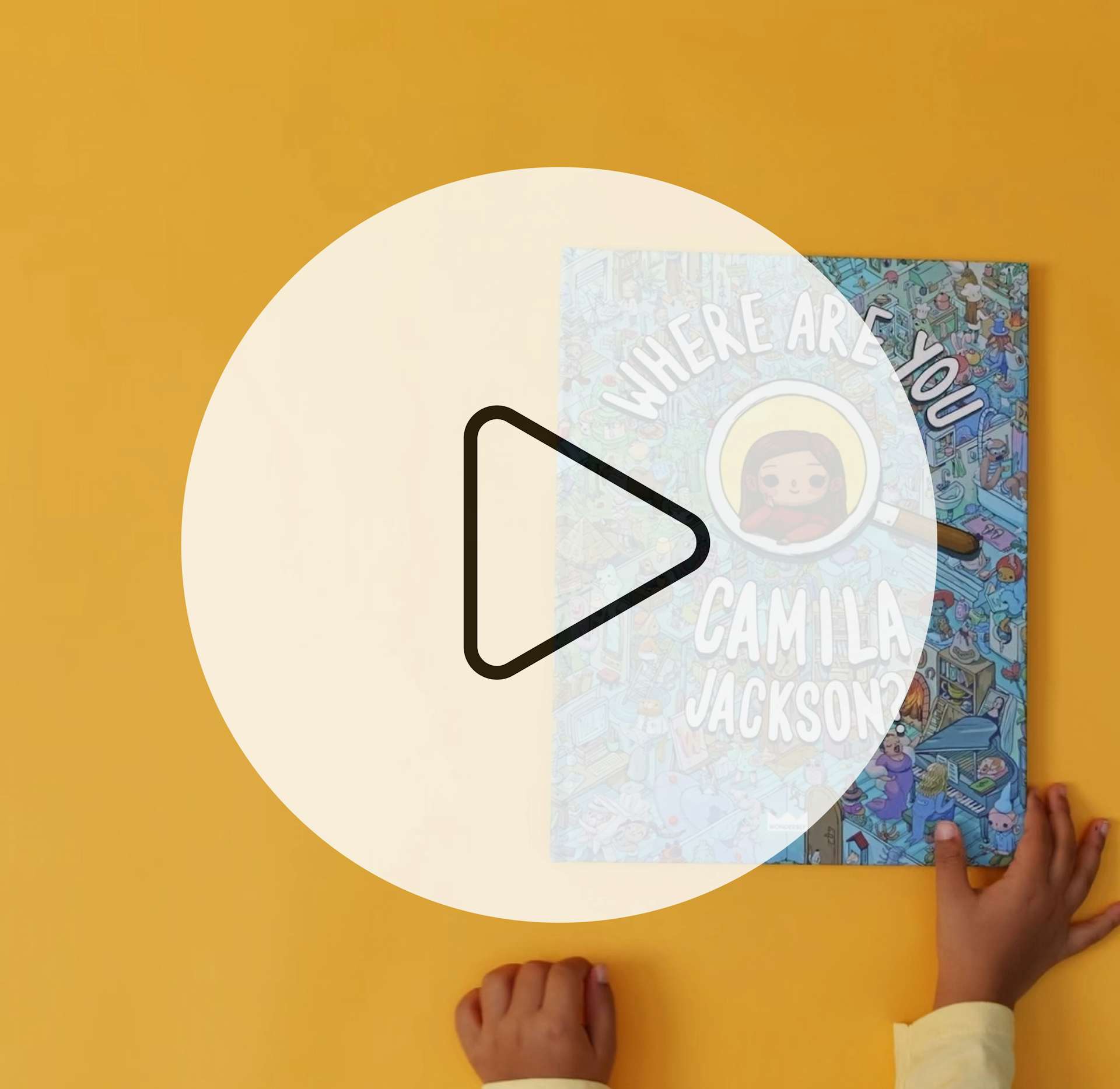 Video of personalised book