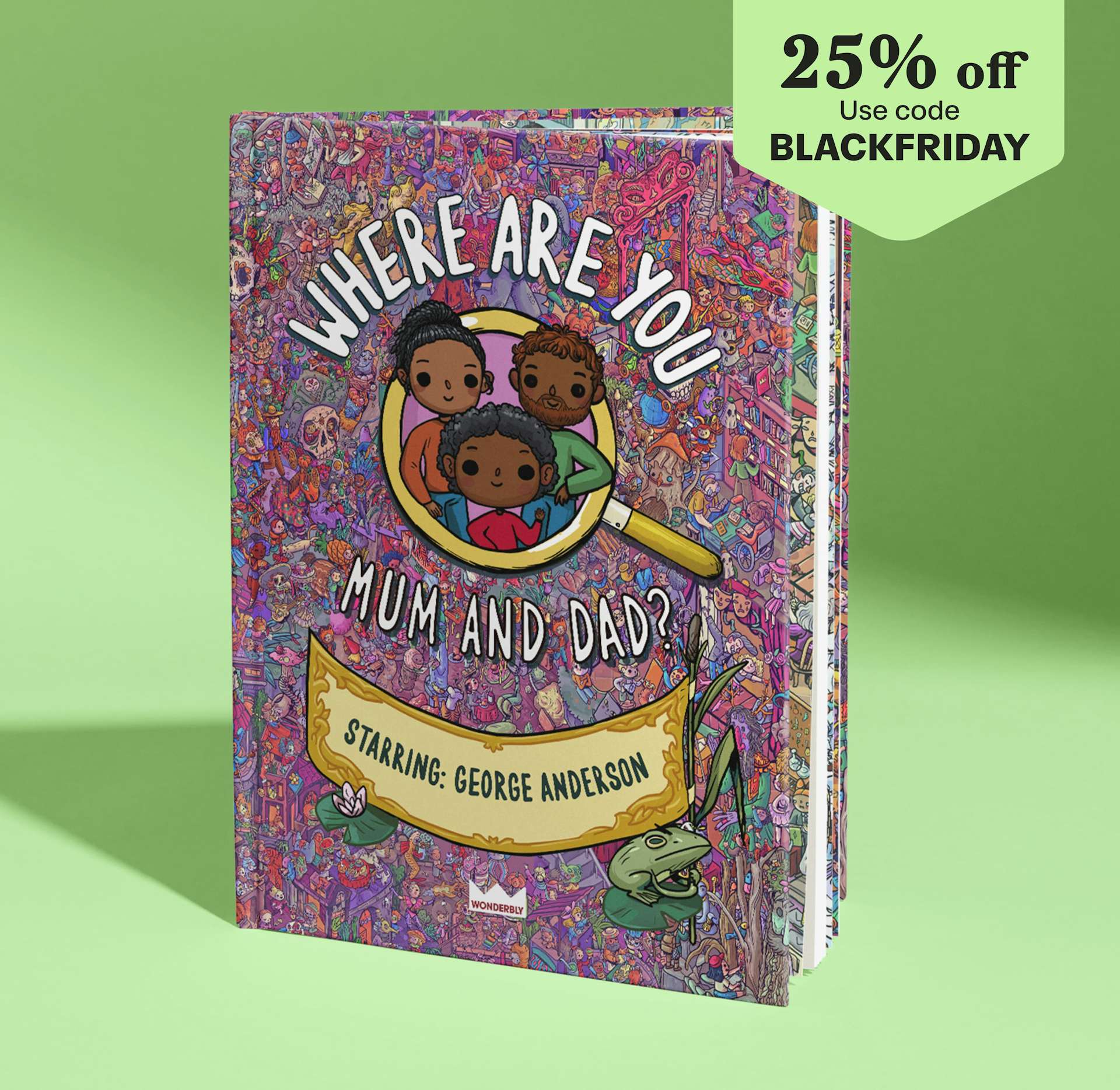 Cover with roundel saying 25% off with code BLACKFRIDAY