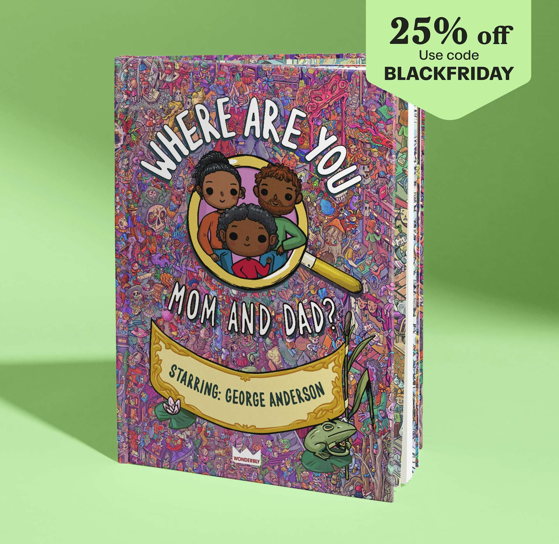 Cover with roundel saying 25% off with code BLACKFRIDAY