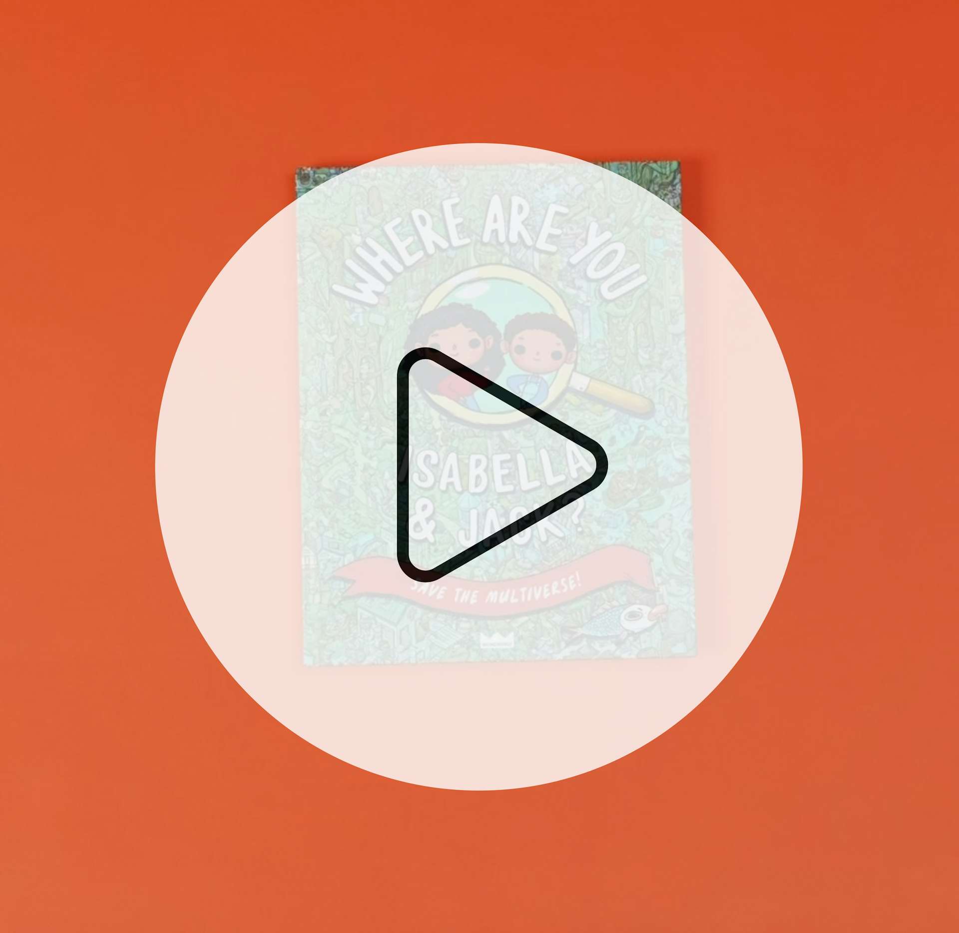 Video showing personalised pages of the book