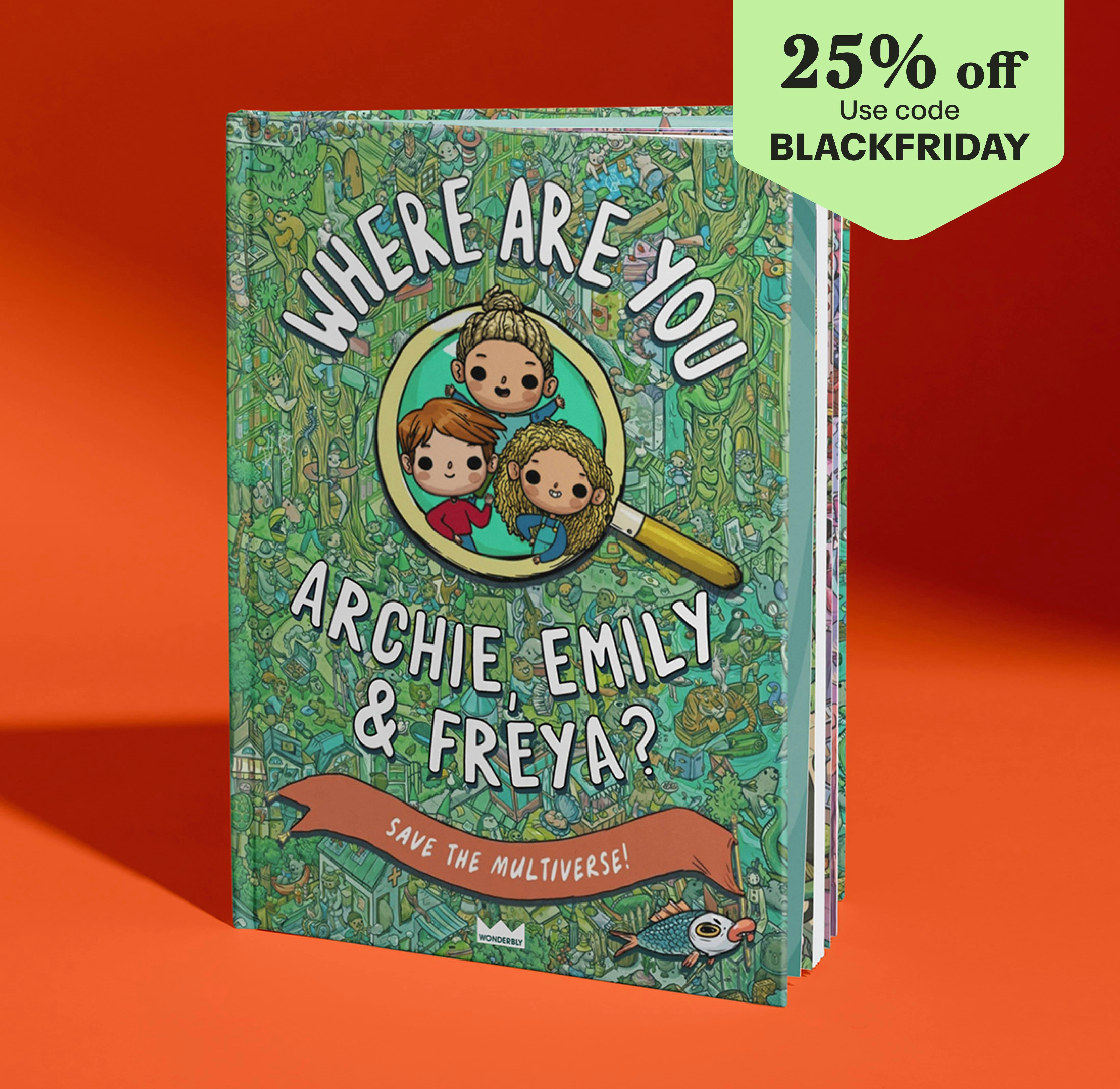 Cover with roundel saying 25% off with code BLACKFRIDAY