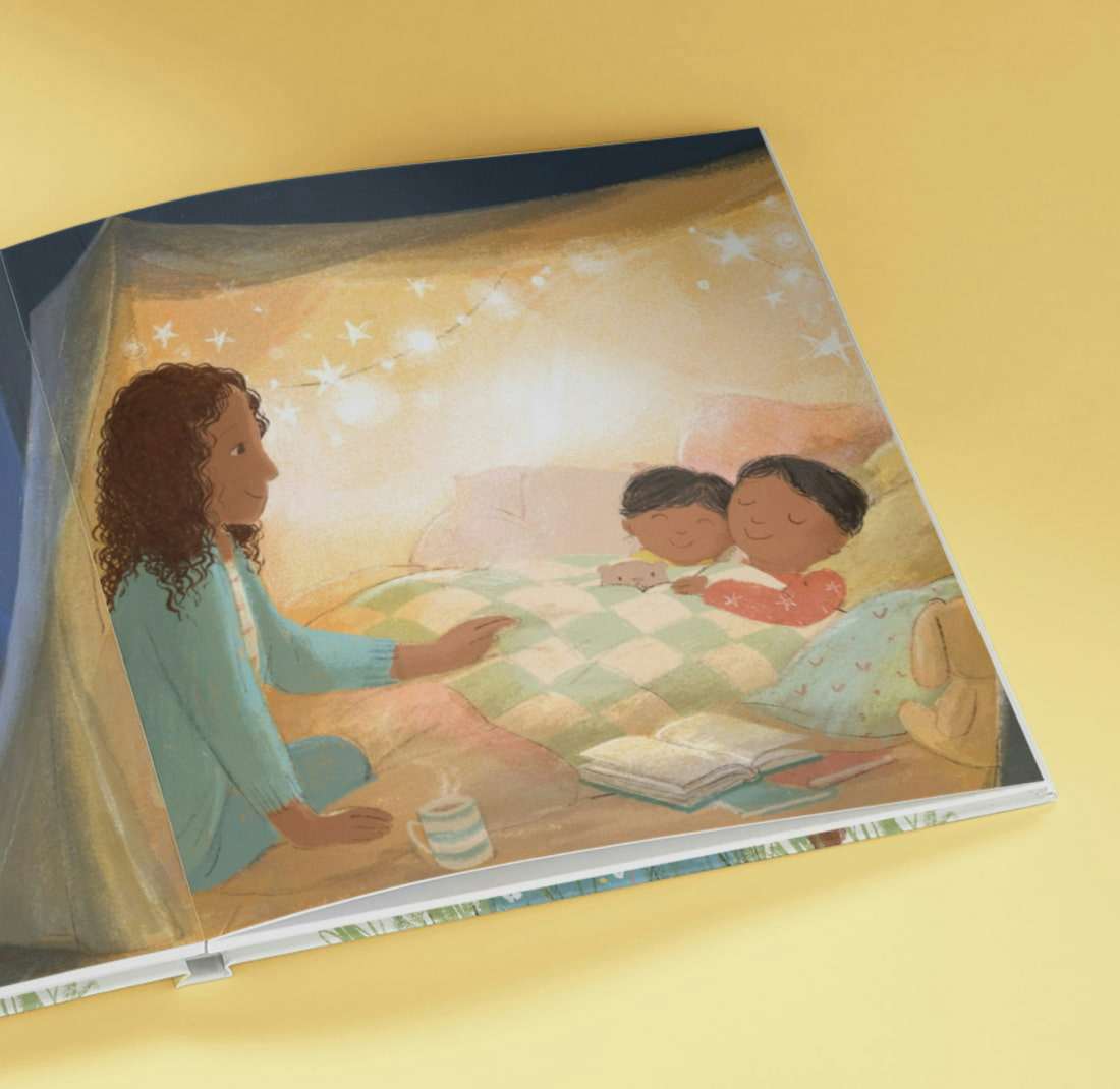 Une page intérieure du livre personnalisé