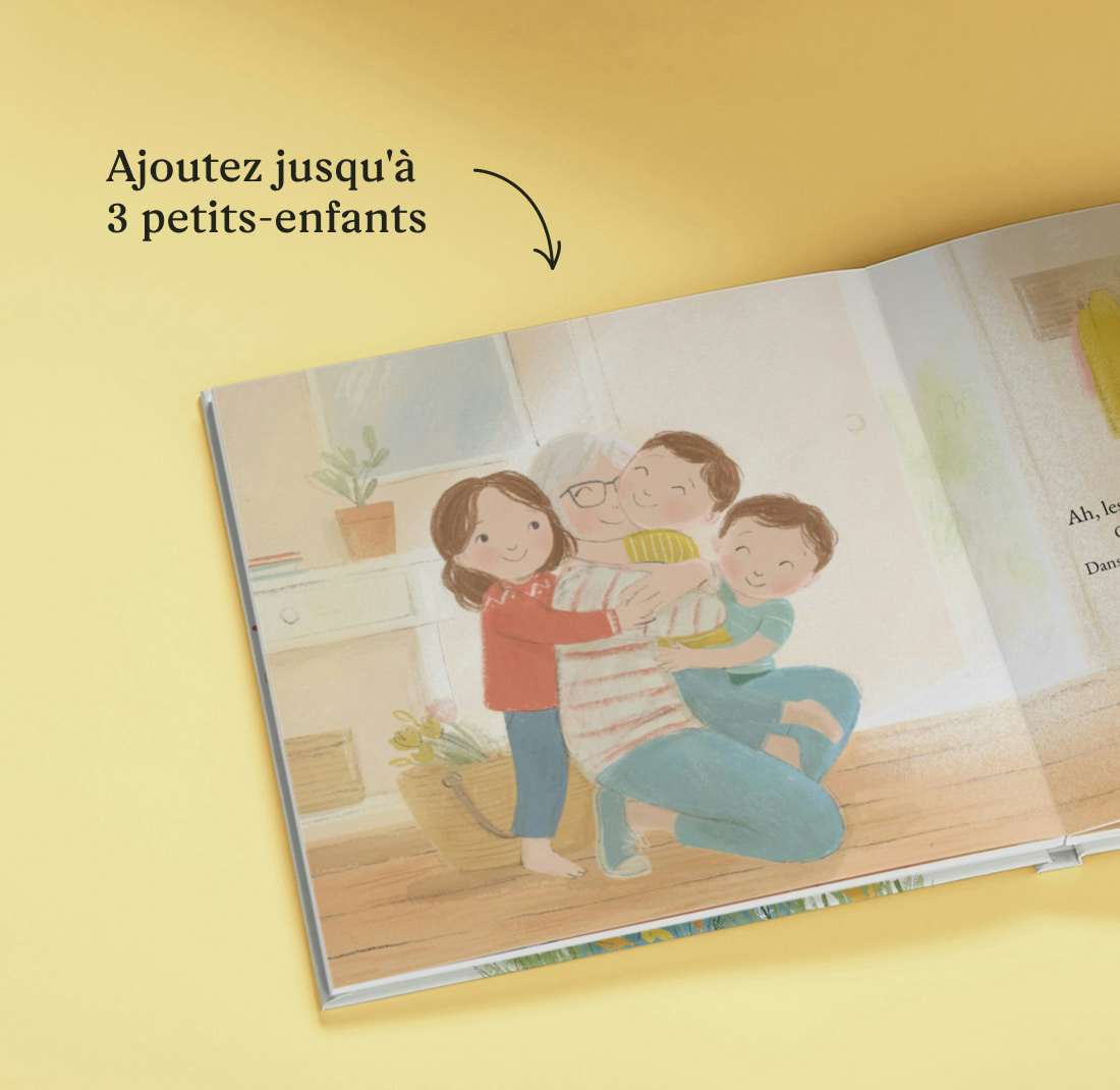 Une page intérieure du livre personnalisé