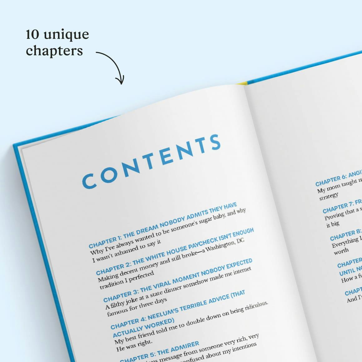 A page inside the personalised book