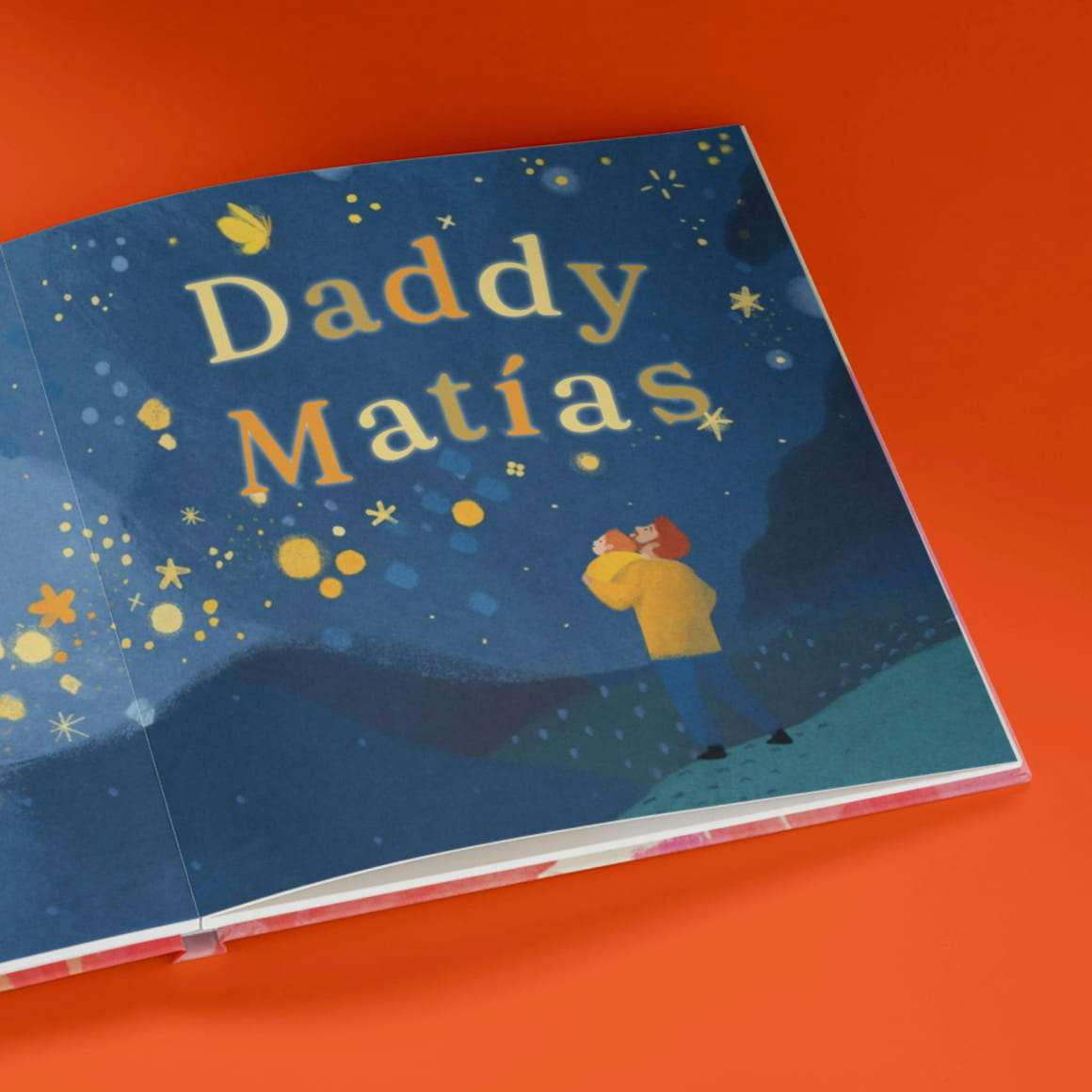 A page inside the personalised book