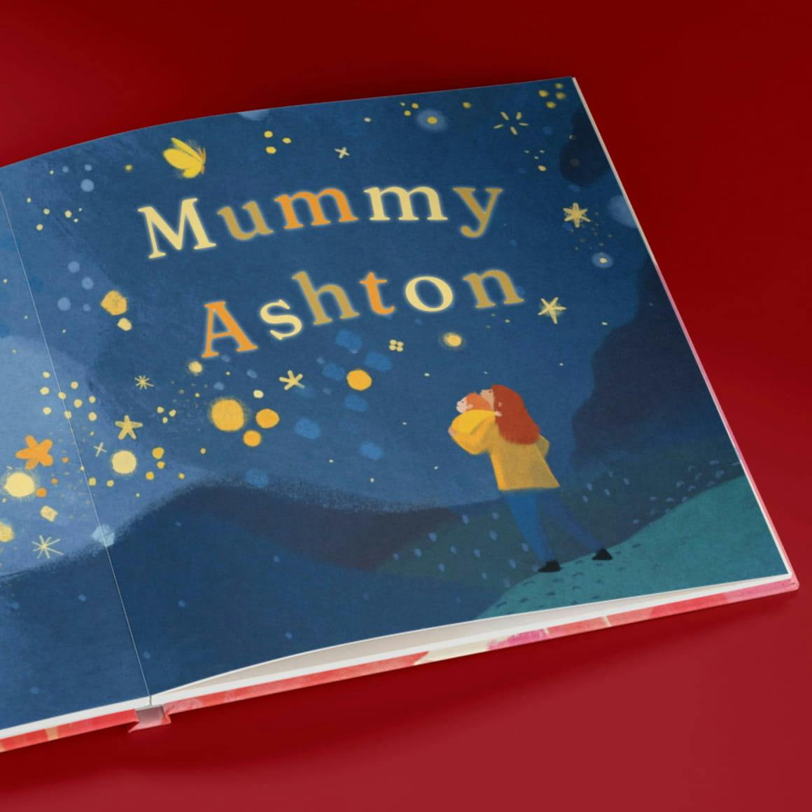 A page inside the personalised book