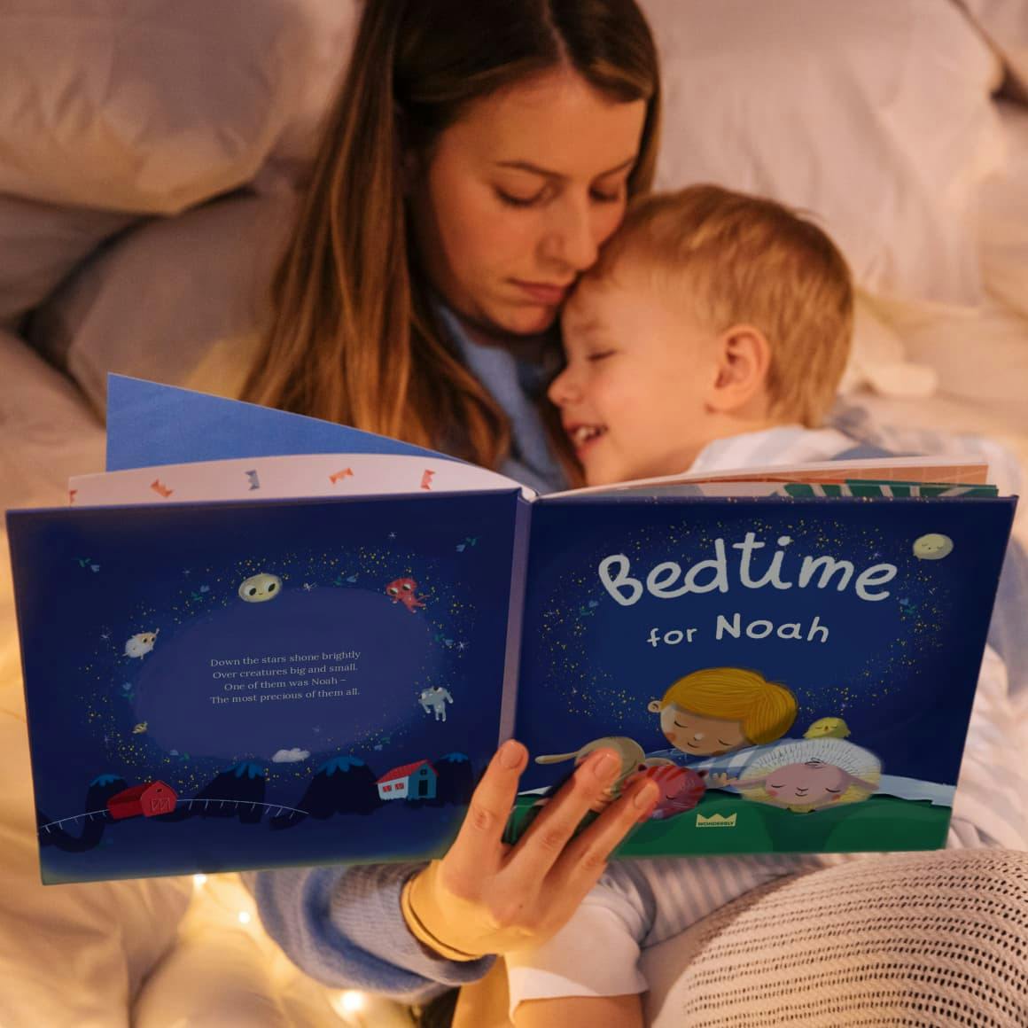 mum and baby reading