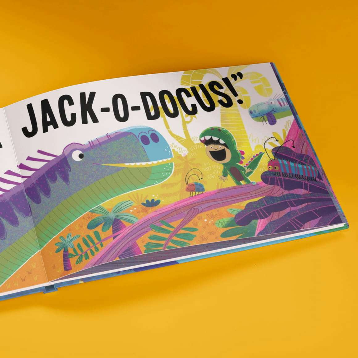 inside spread of book