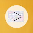 play button on top of video first frame