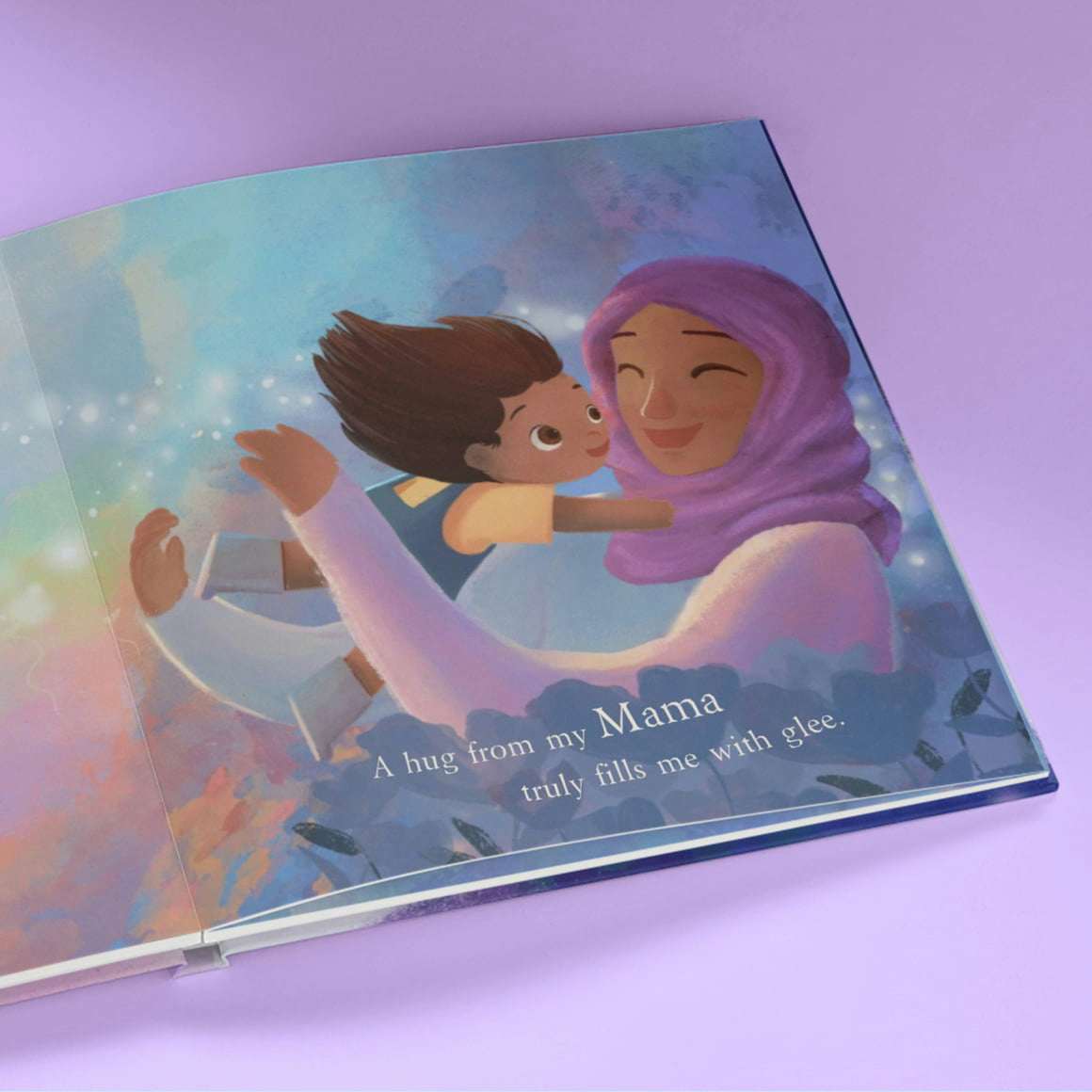 inside spread of book