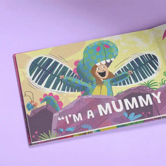 GIF of inside spreads of book