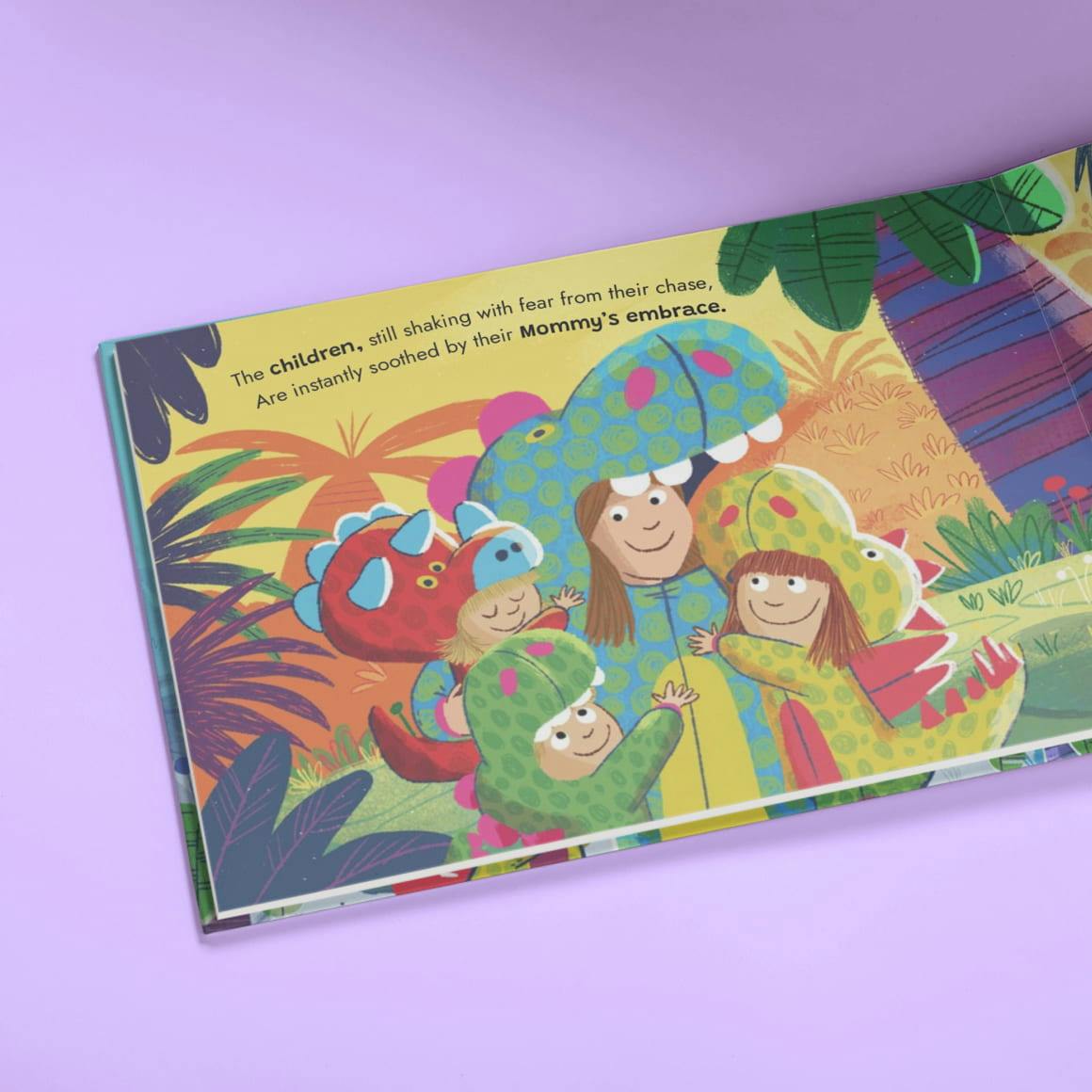 inside spread of book