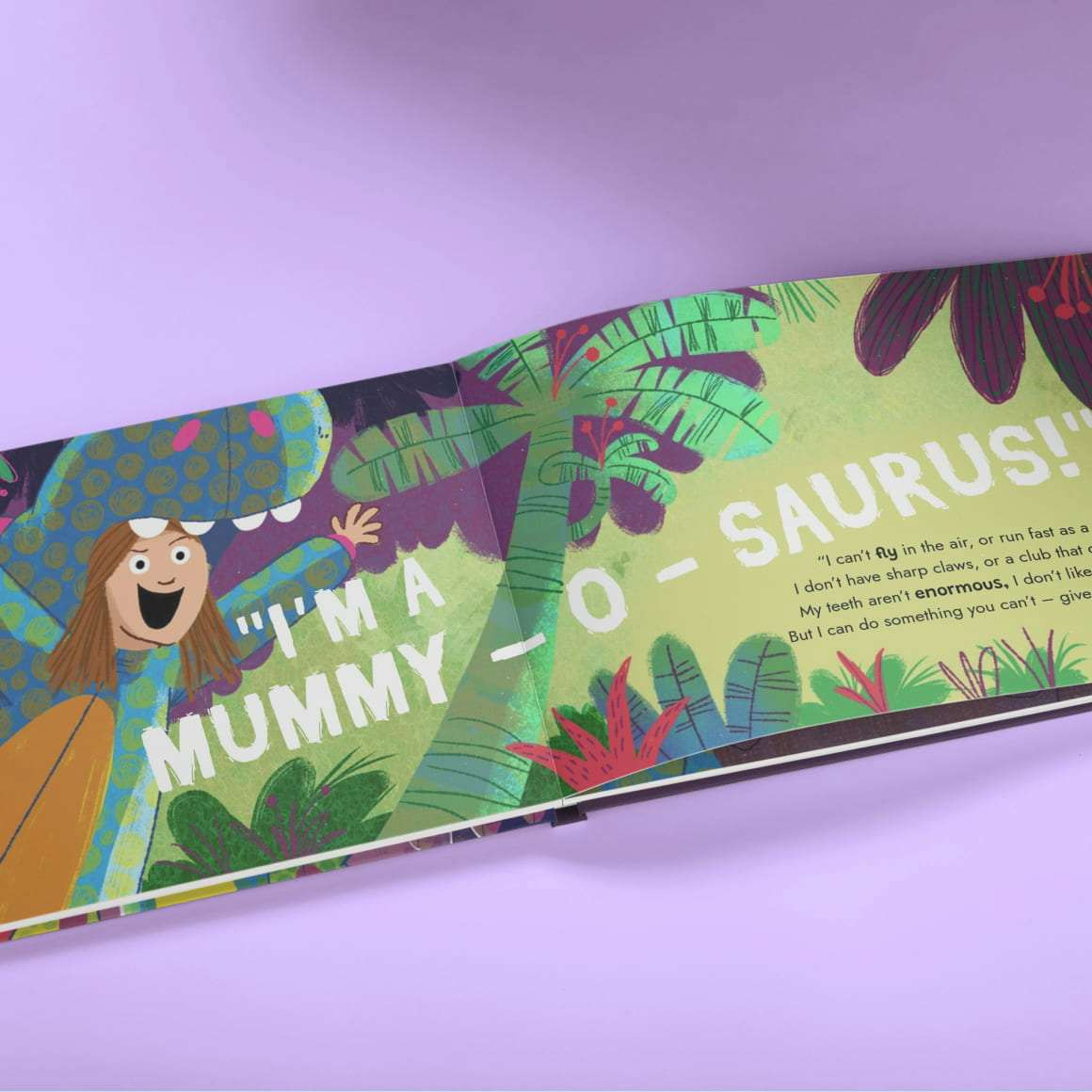 inside spread of book