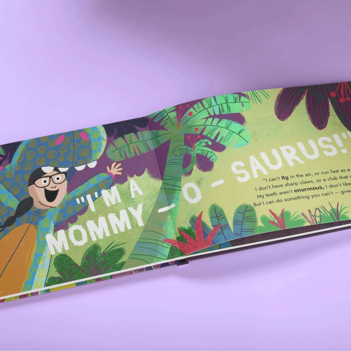 inside spread of book