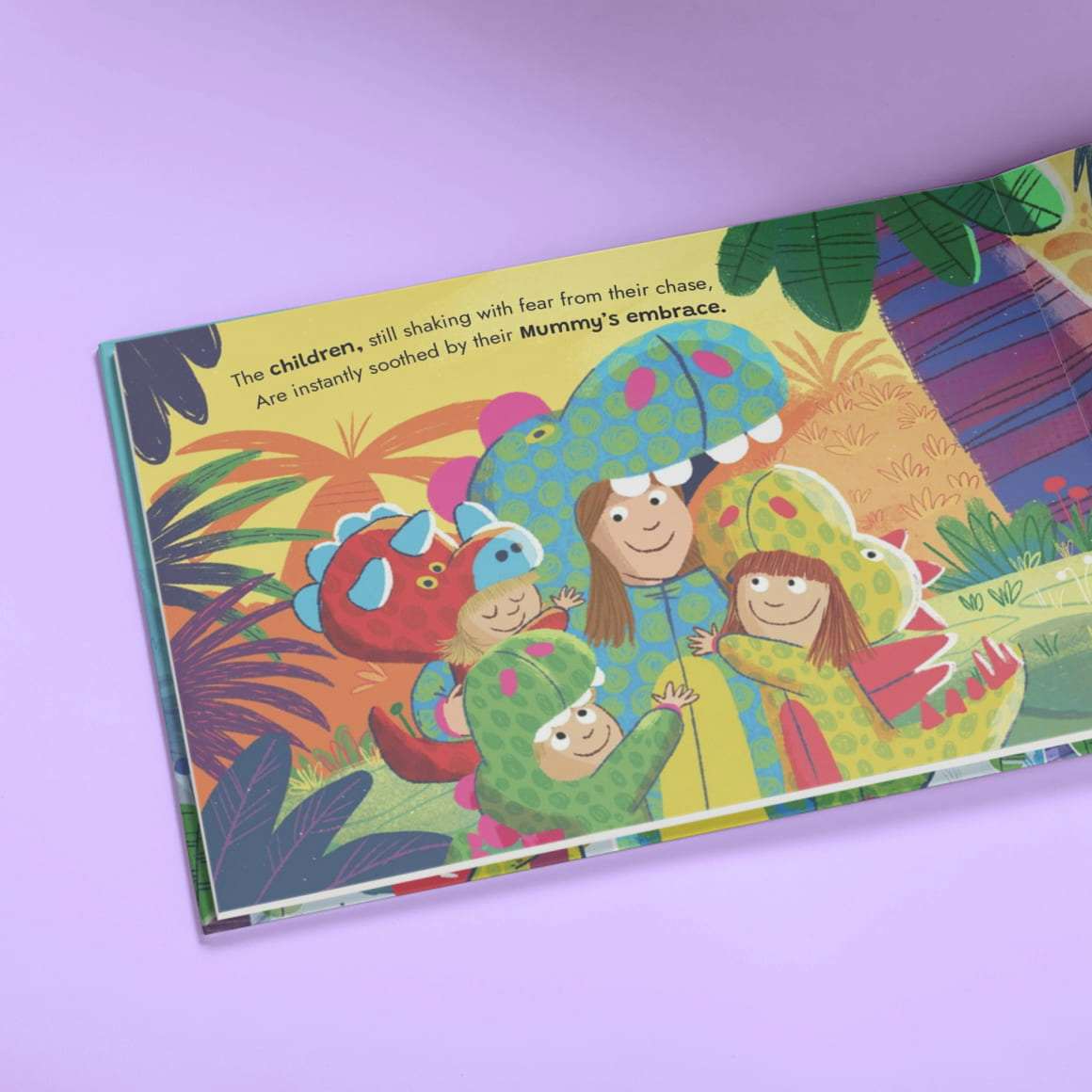 inside spread of book