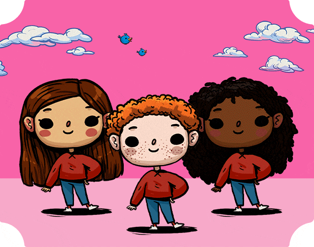 gif of different avatar personalisation options