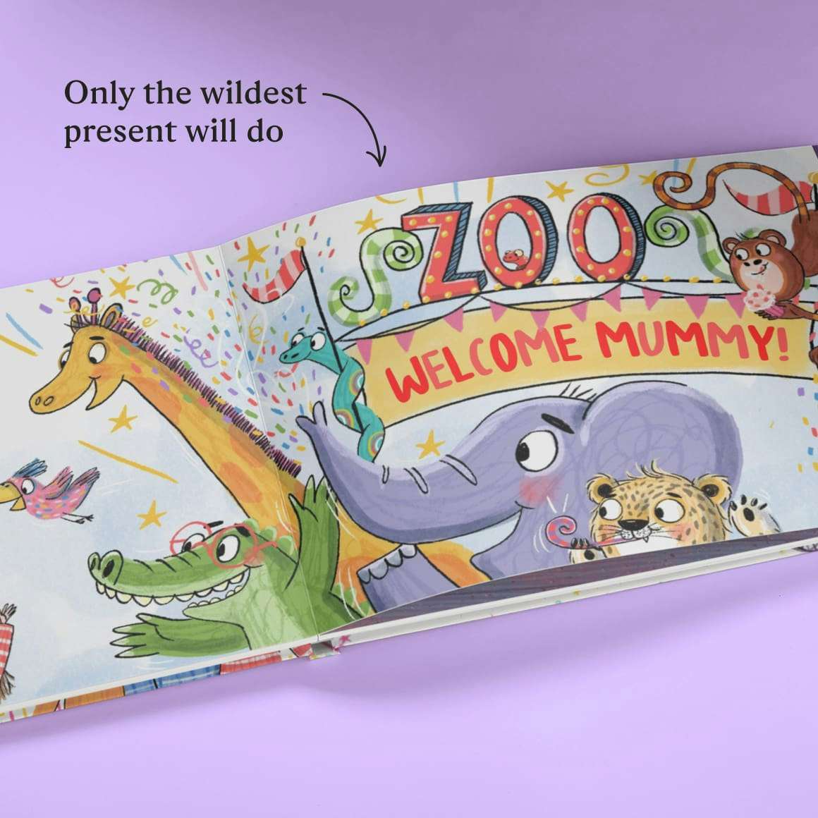 A page inside the personalised book