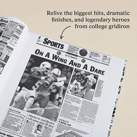 A gif showing the inside spreads of the personalised book