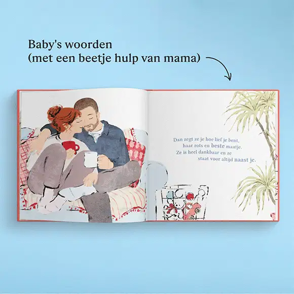 GIF die de gepersonaliseerde pagina's van het boek laat zien