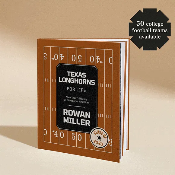 Personalized book cover
