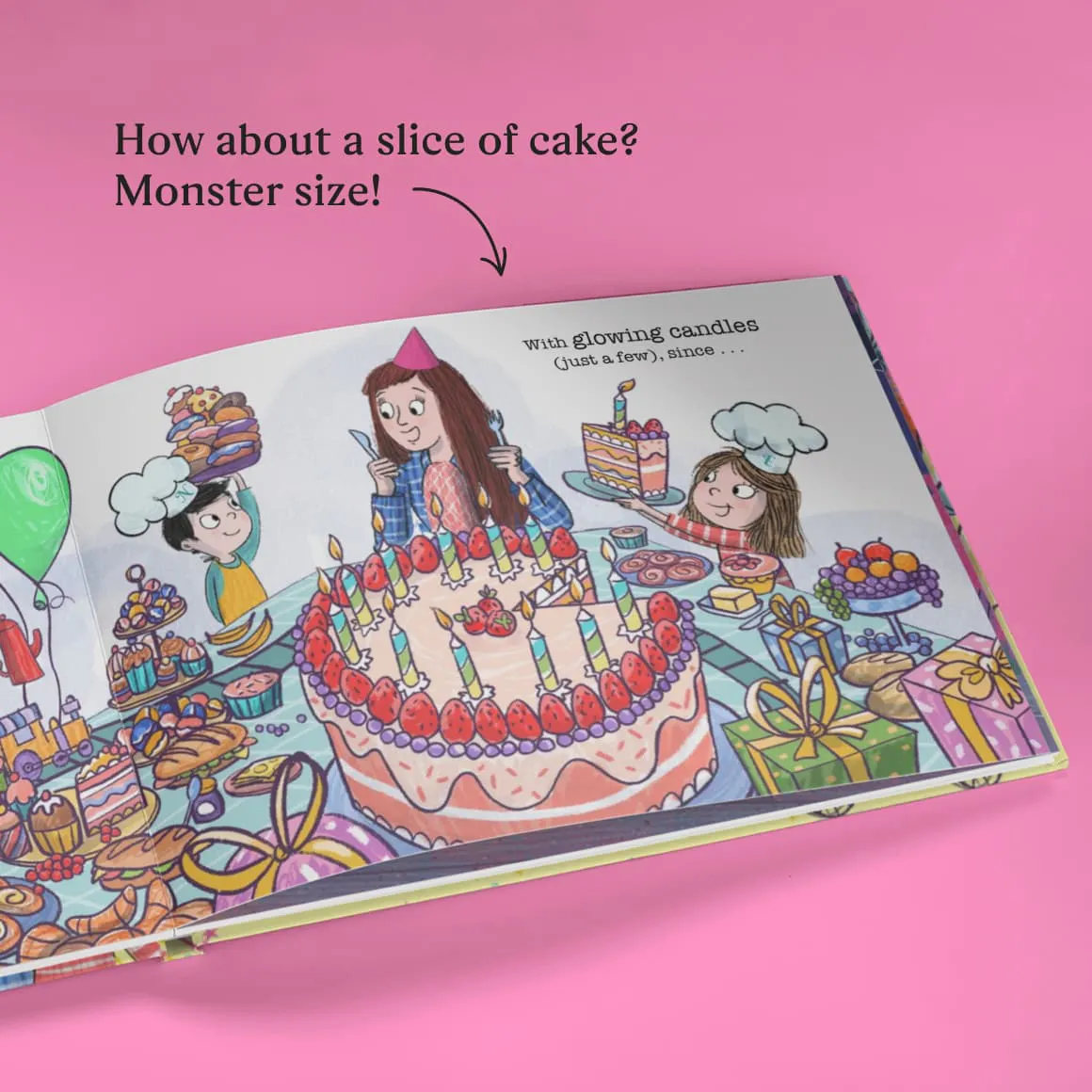 Personalised page of the book