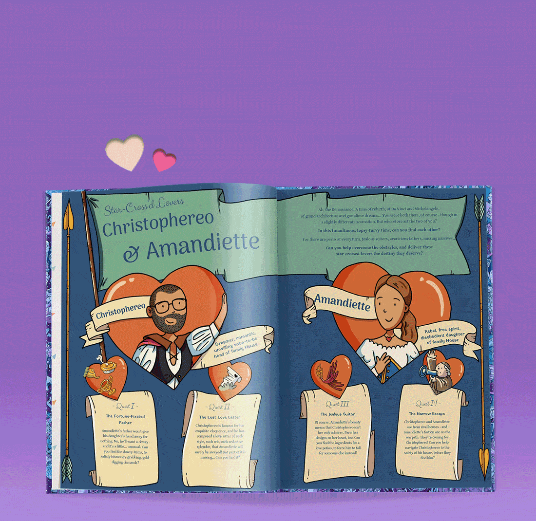 Your Super Epic Love Quest | Personalized Love Book | Wonderbly