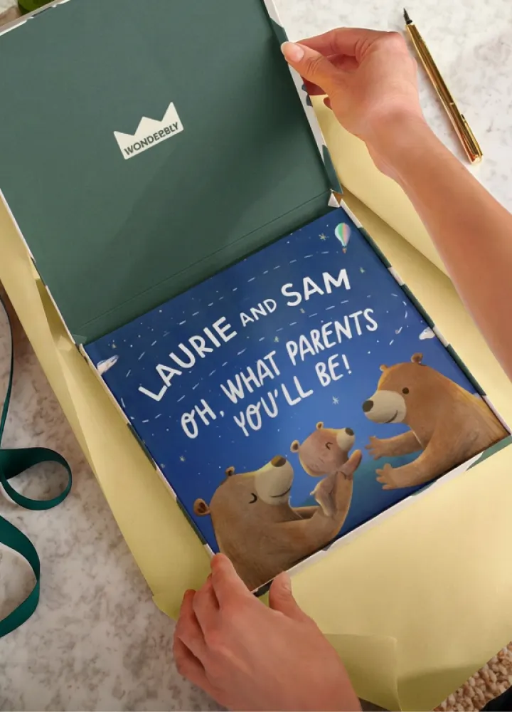 oh what parent's you'll be book in giftwrap