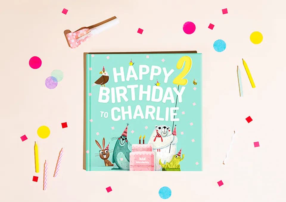Personalized birthday book 