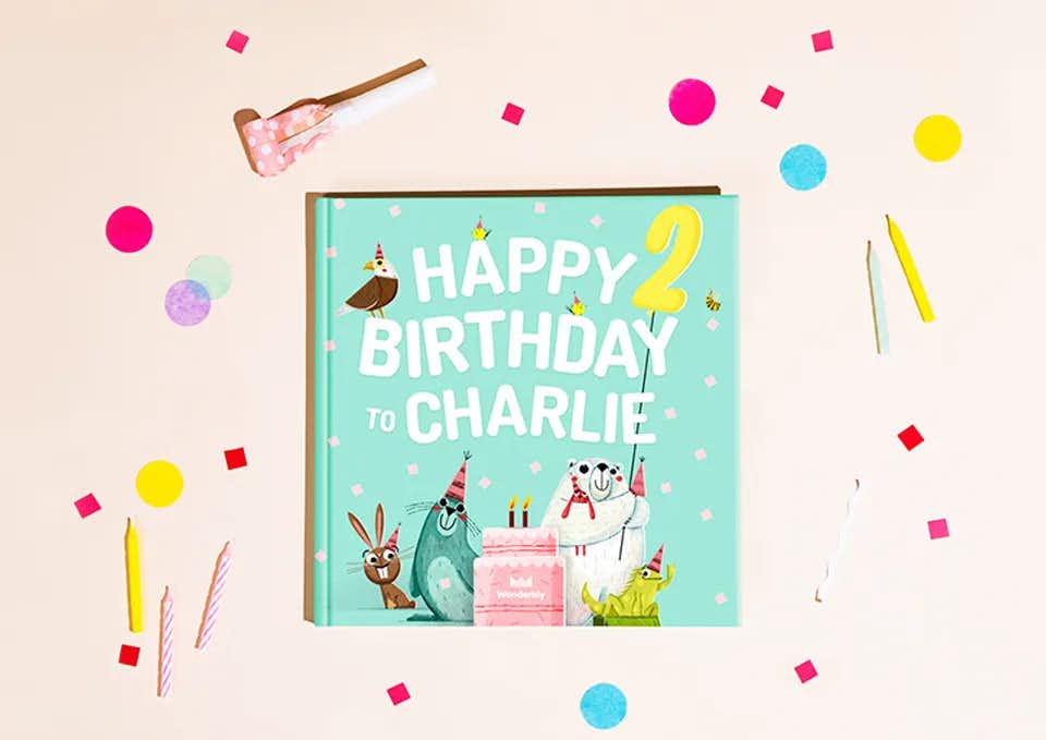 Personalised birthday book 