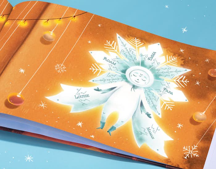 Un flocon de neige unique au monde