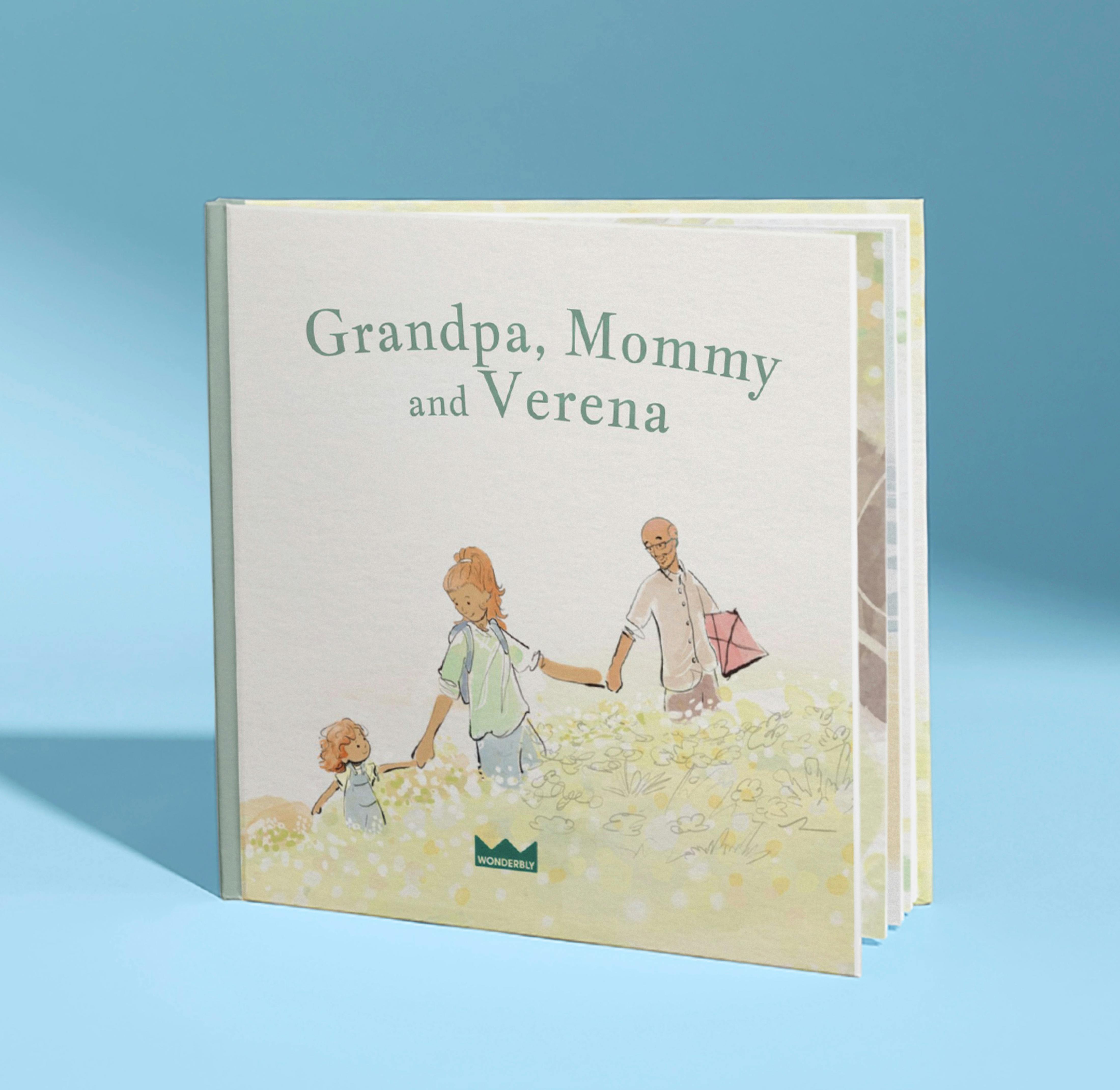 front cover of grandpa, daddy and me book