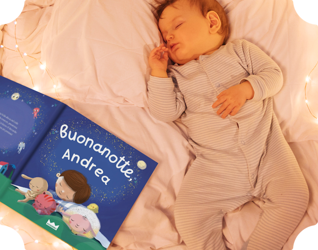 Libro accanto al bambino che dorme