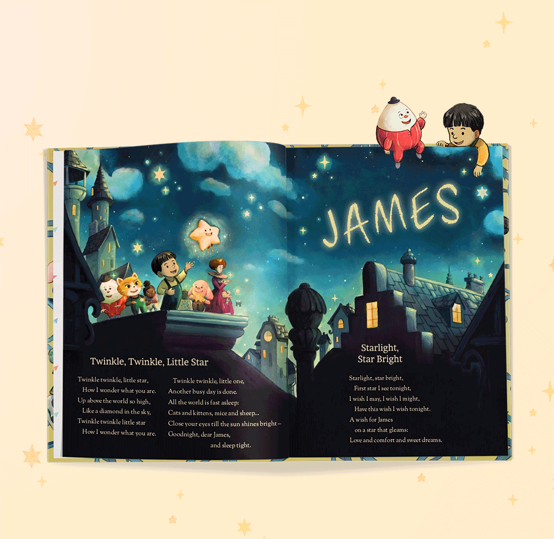 Your Treasury of Nursery Rhymes Personalized Nursery Rhyme Book Wonderbly