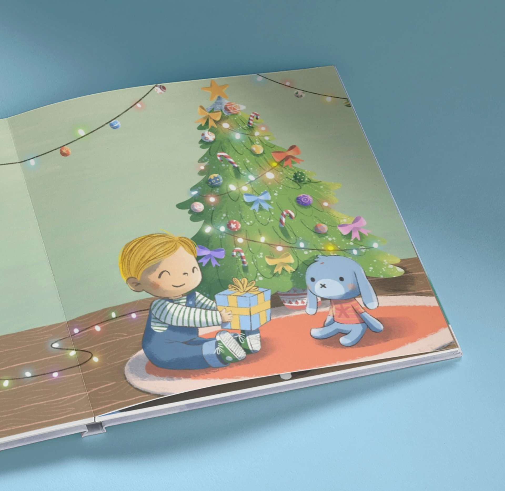 open page of christmas kindness for you book