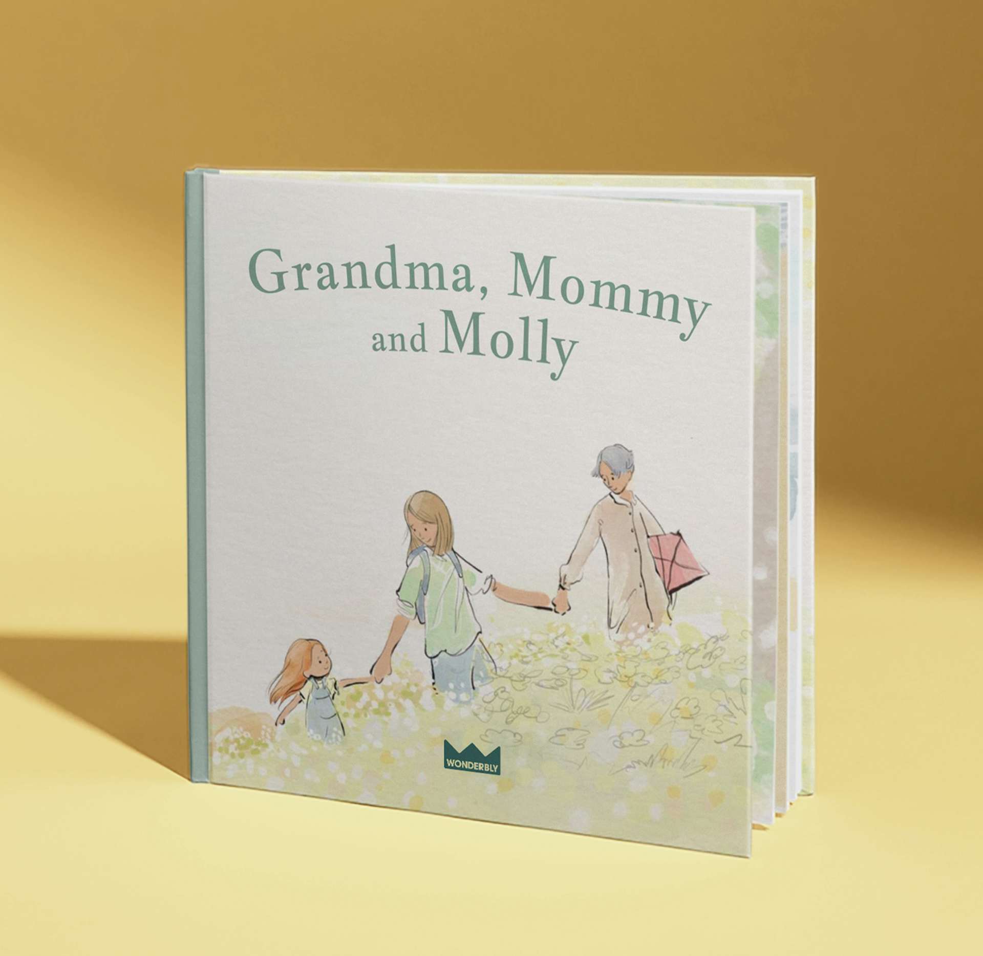 front cover of grandma, mummy and me book