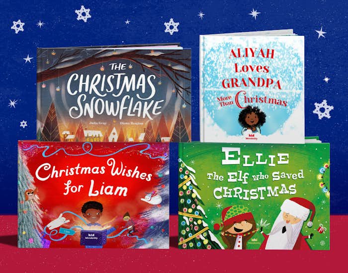 Wonderbly personalized christmas book collection