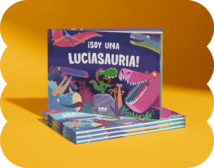 Libro personalizado de dinosaurios