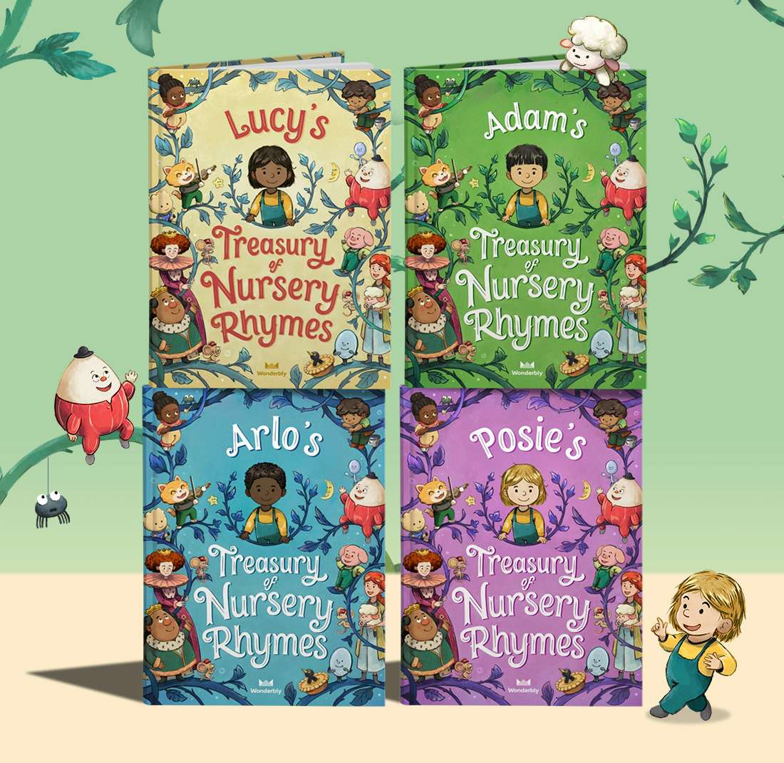 Your Treasury of Nursery Rhymes | Personalized Nursery Rhyme Book |  Wonderbly