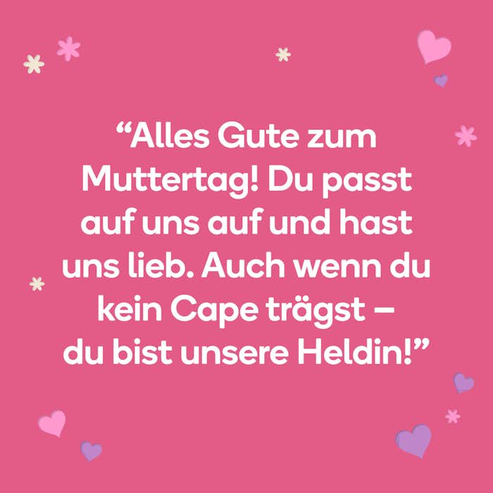 Eine Widmung zum Muttertag