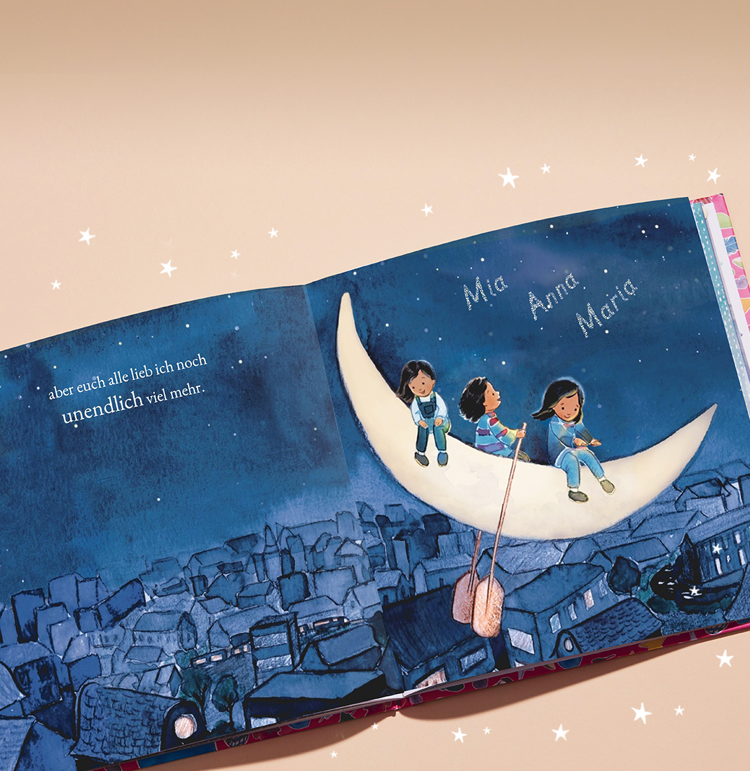 Ich hab dich so lieb Personalisiertes Kinderbuch Wonderbly