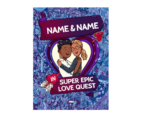 Your Super Epic Love Quest, Personalized Love Book