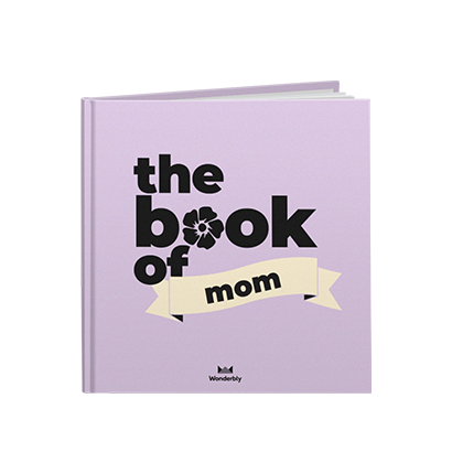 Example of the personalised book of everyone for mom