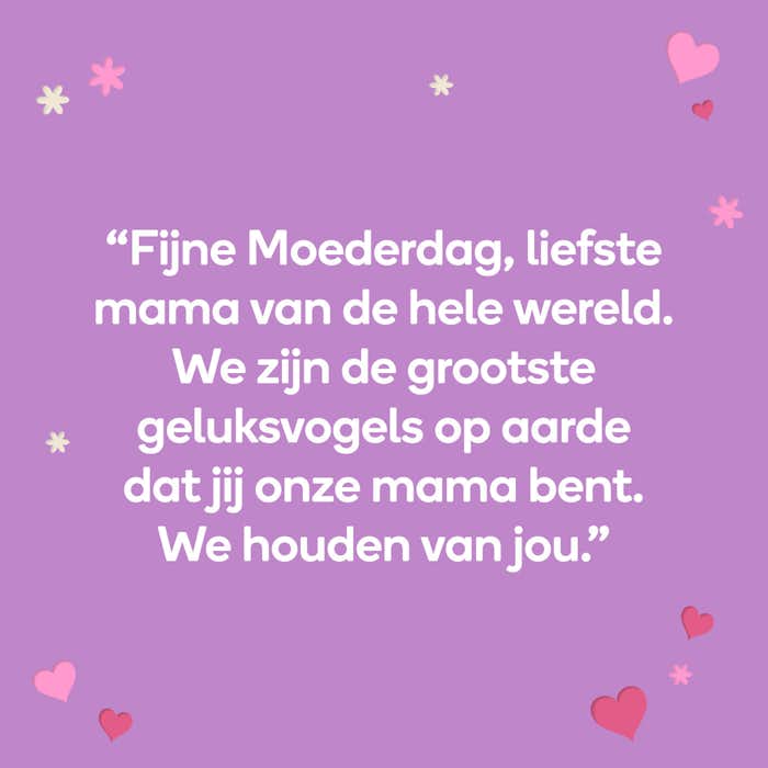 Moederdagbericht