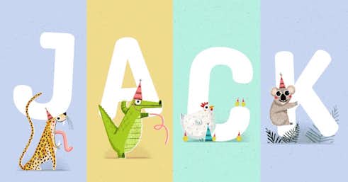 Happy Birthday To You Book Jack Letters