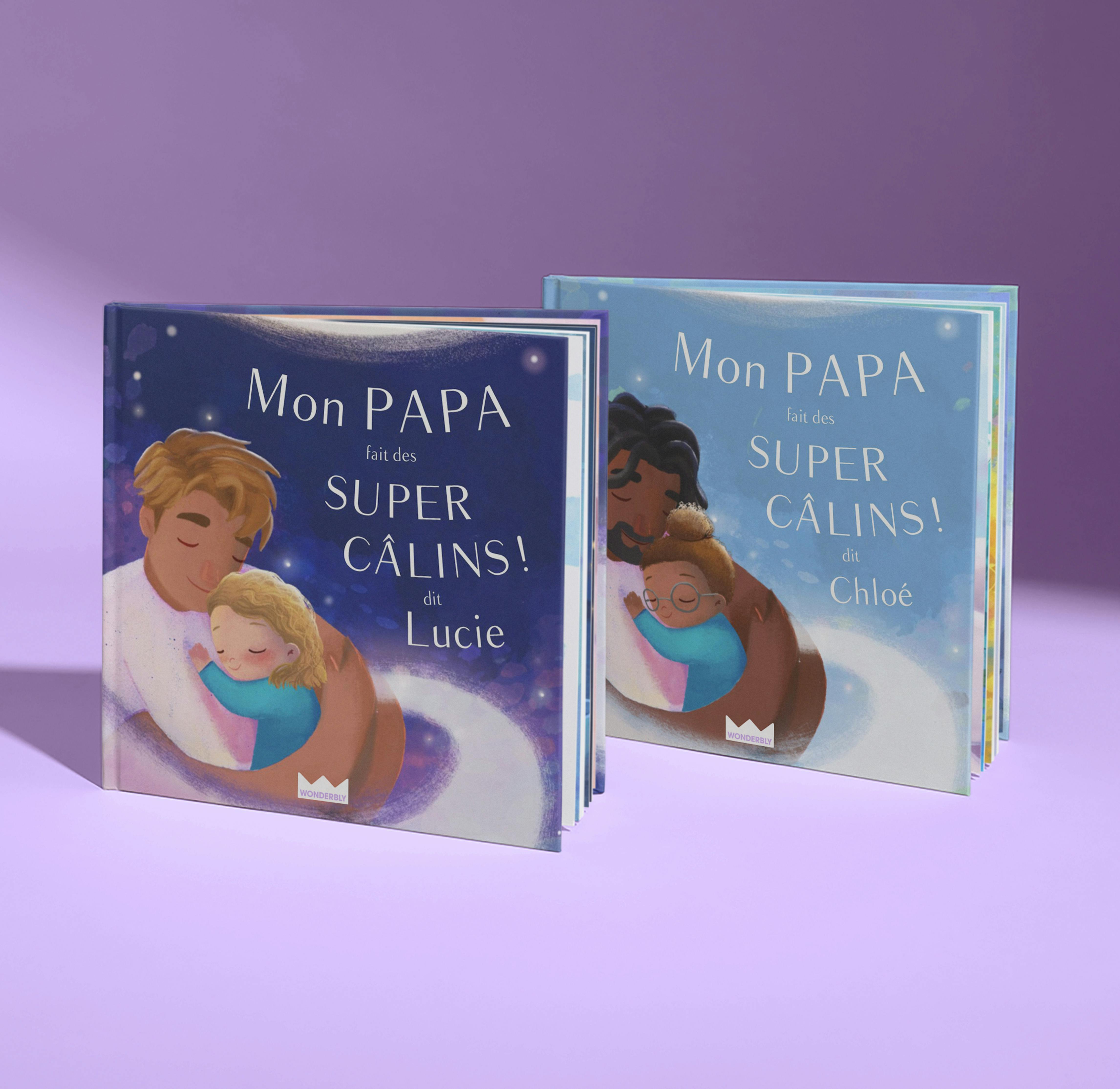 Livre pour papa : un livre personnalisé avec le mot PAPA