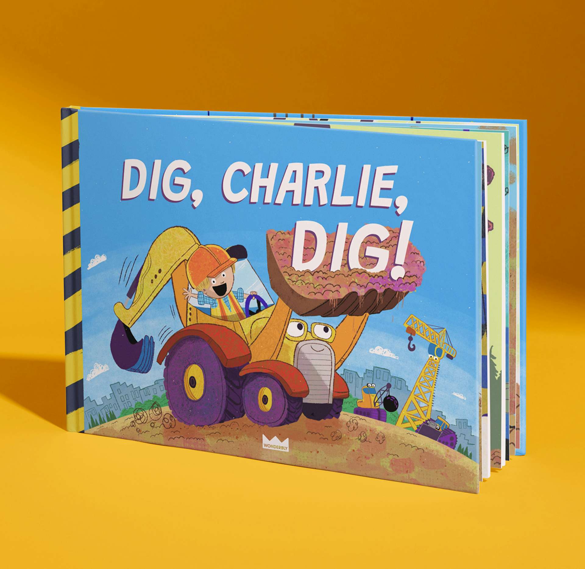 example of front cover of dig dig book