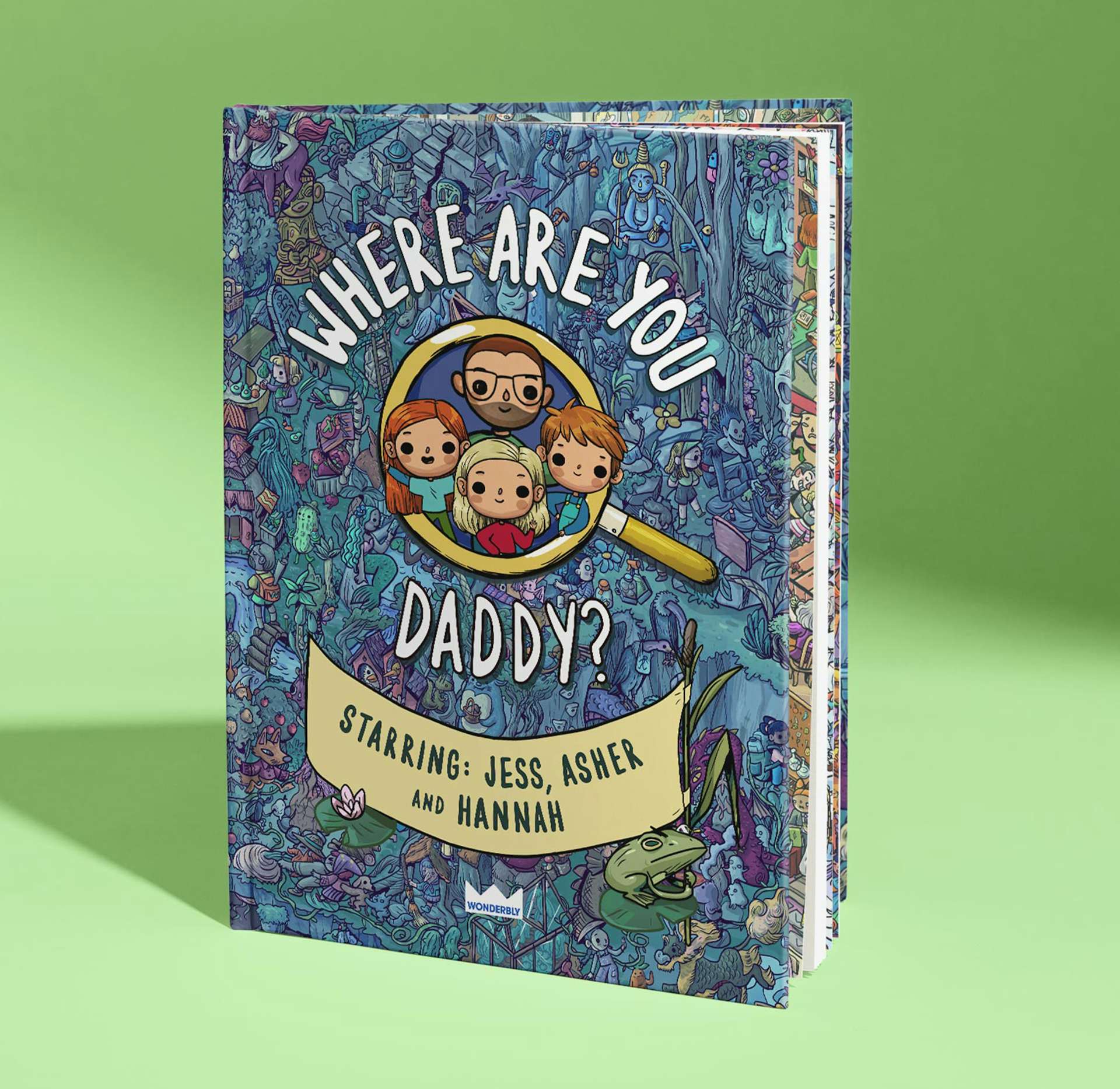 Personalised Father's day search-and-find book 