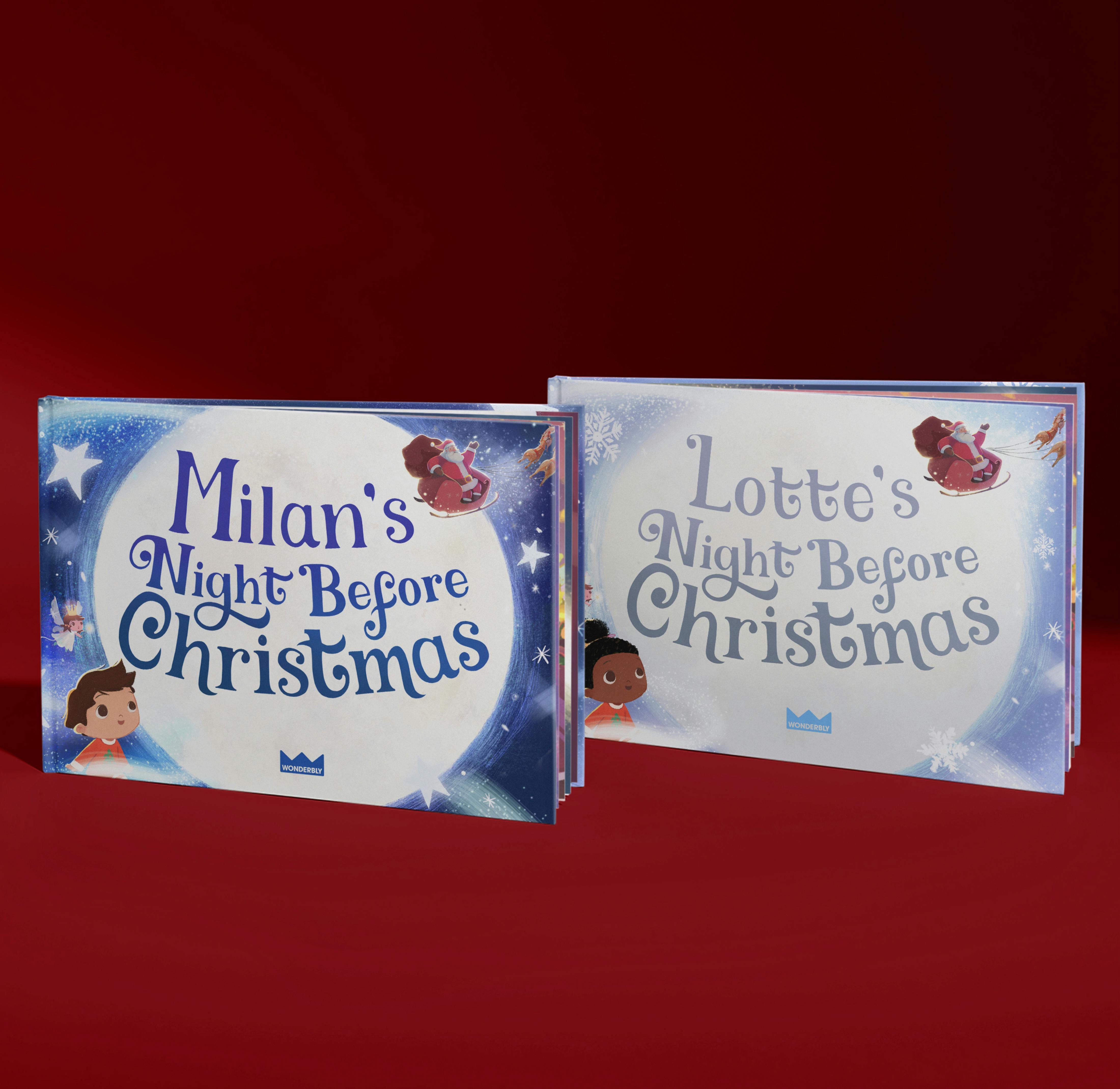 two front covers of your night before christmas book