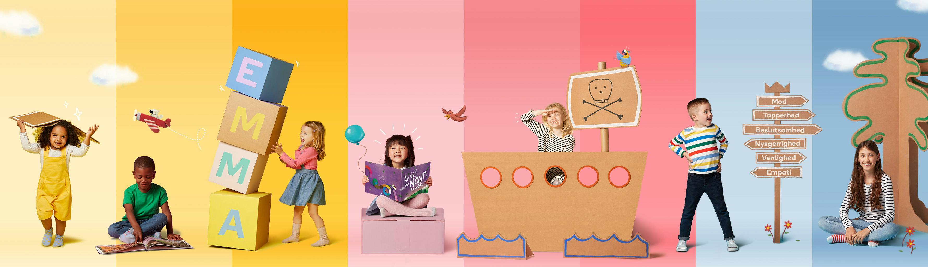 Sammen inspirerer vi til hvert kapitel i et barns liv